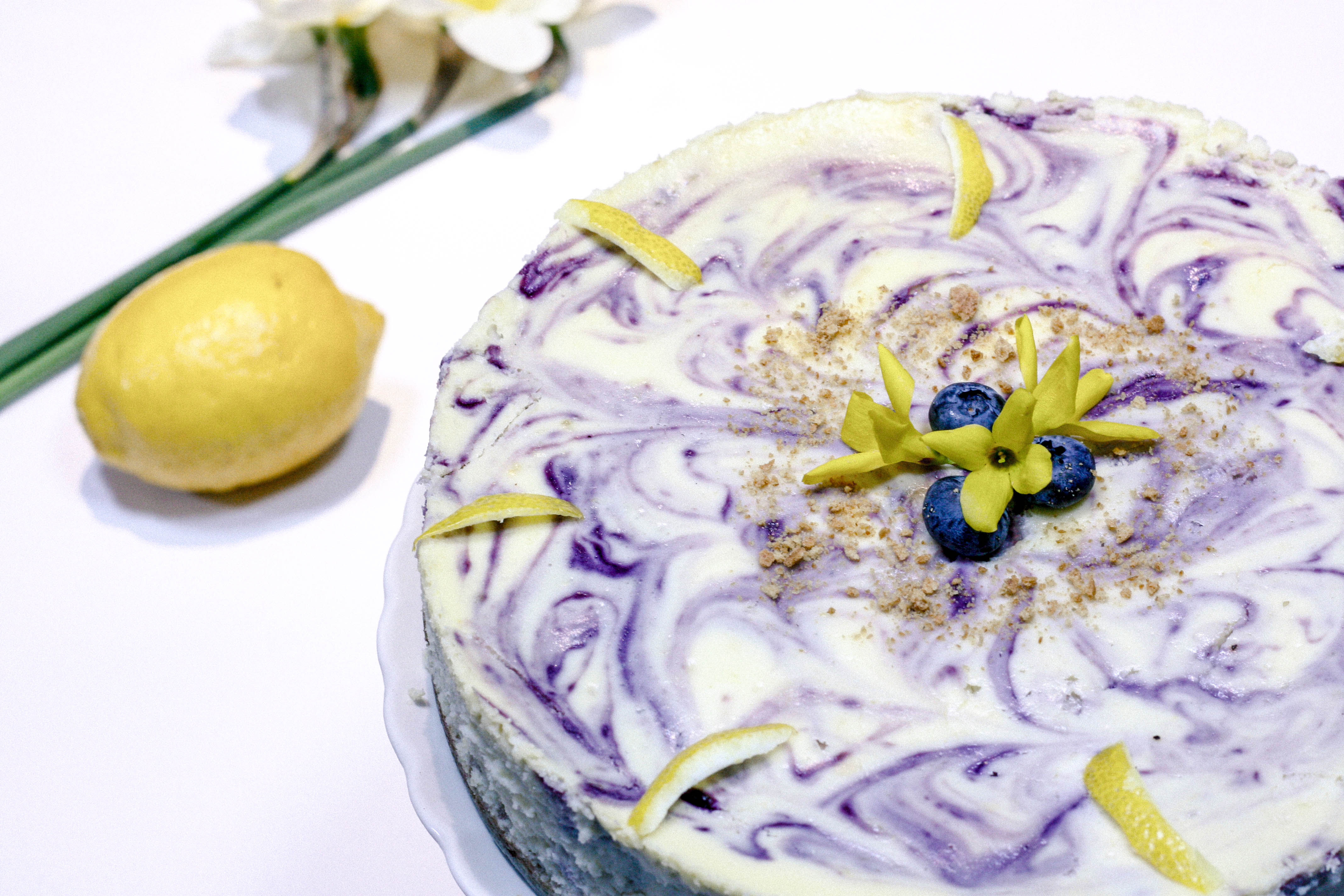 Lemon Blueberry Cheesecake - Quartz & Leisure