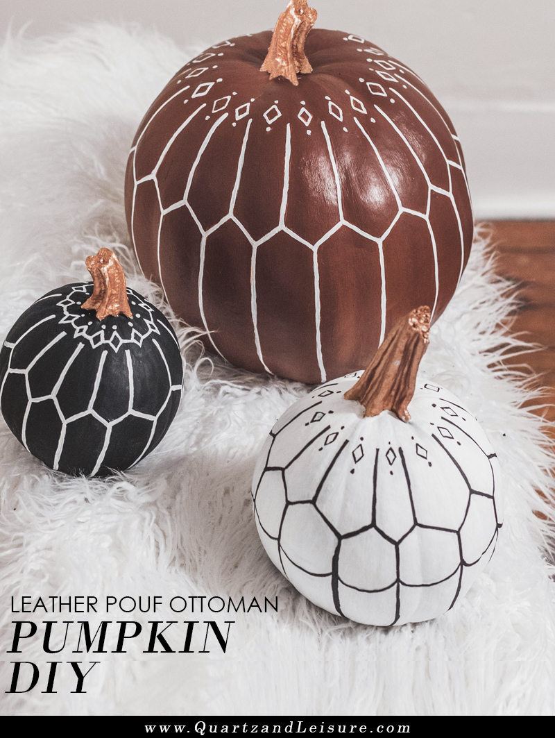 Bohemian Pumpkin DIY - Modern Pumpkin Decor