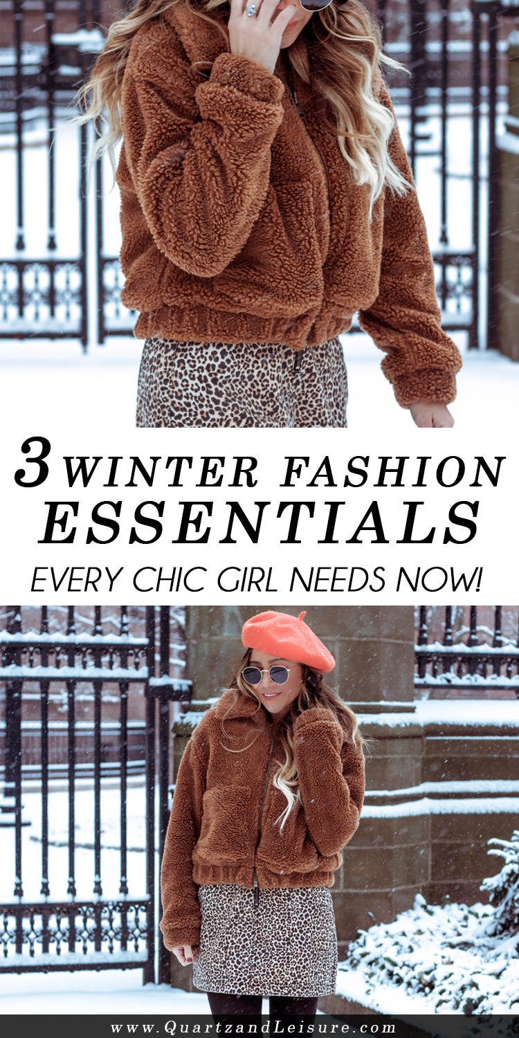 3 Winter Fashion Essentials
