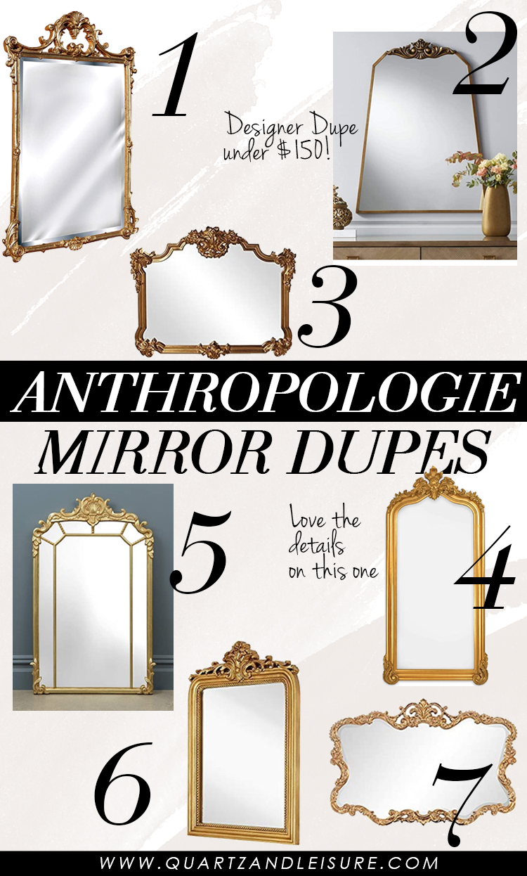 DIY Anthropologie Mirror Dupe: Easy Wall Decor