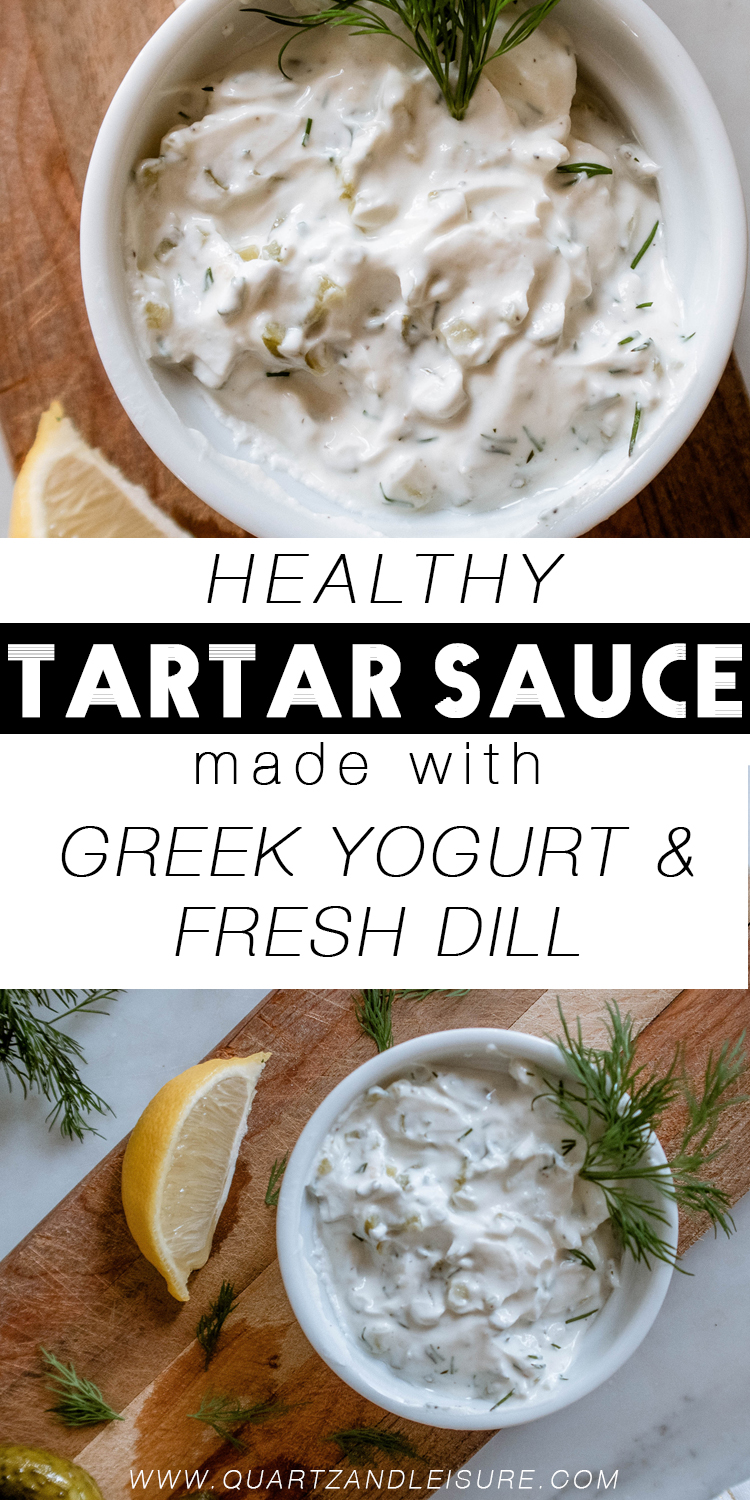Homemade Tartar Sauce with Greek Yogurt
