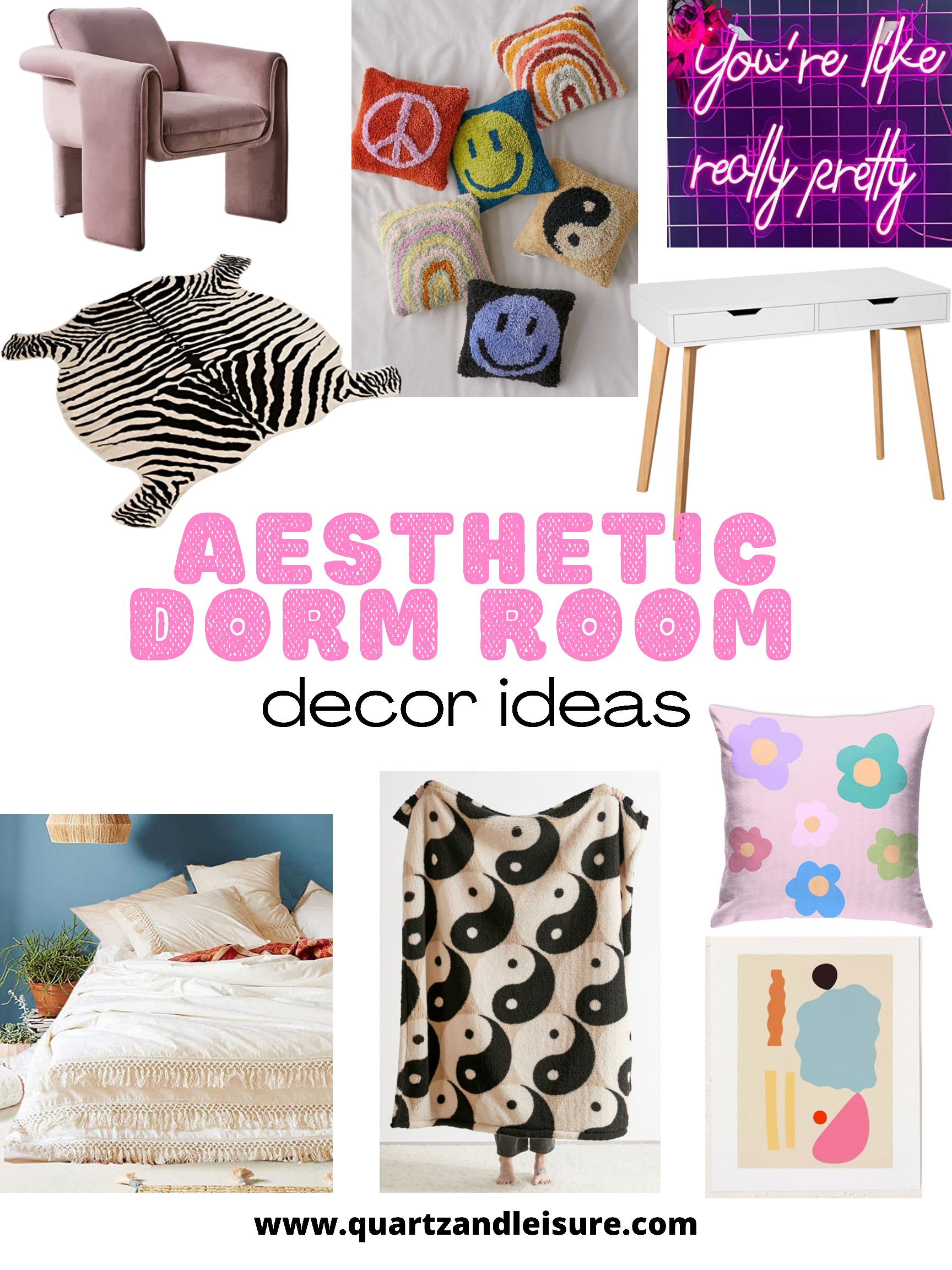 Cute Aesthetic Dorm Room Ideas