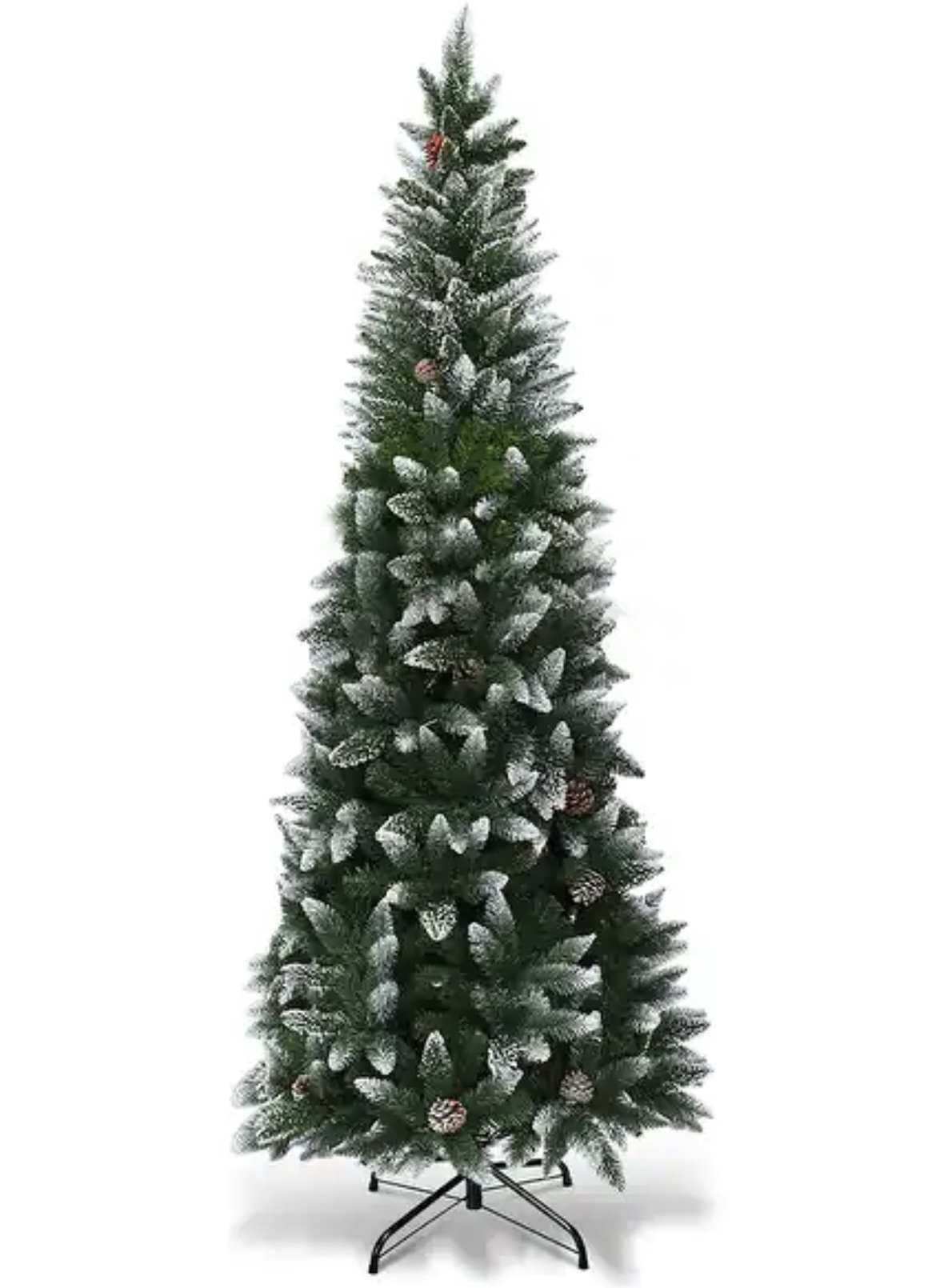 Narrow Artificial Christmas Tree