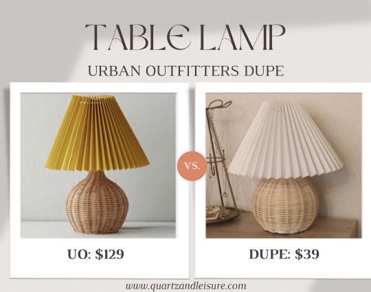 Urban Outfitters Lamp Dupe