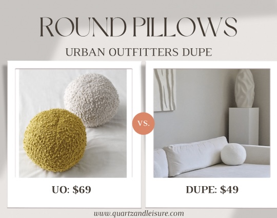 Round Boucle Pillows Amazon