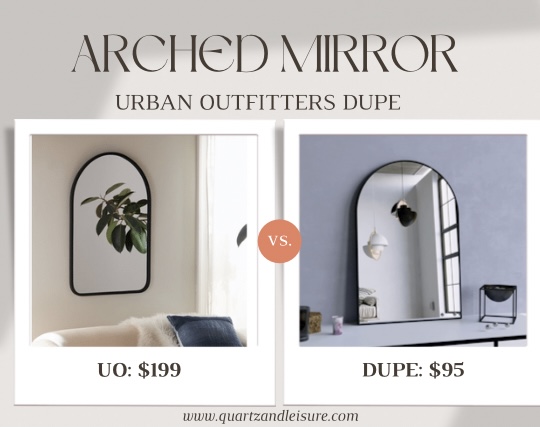 Urban Outfitters Arched Mirror Dupe