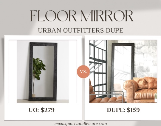 Urban Outfitters Floor Mirror Dupe