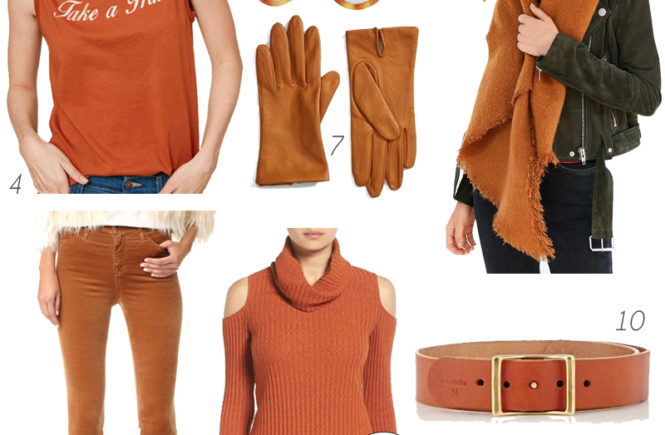 Feeling a Bit Rusty - a hot color trend for Fall
