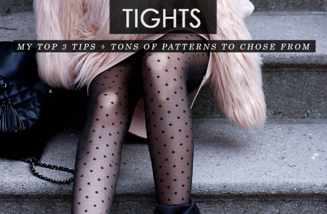 How to Wear Patterned Tights - Quartz & Leisure
