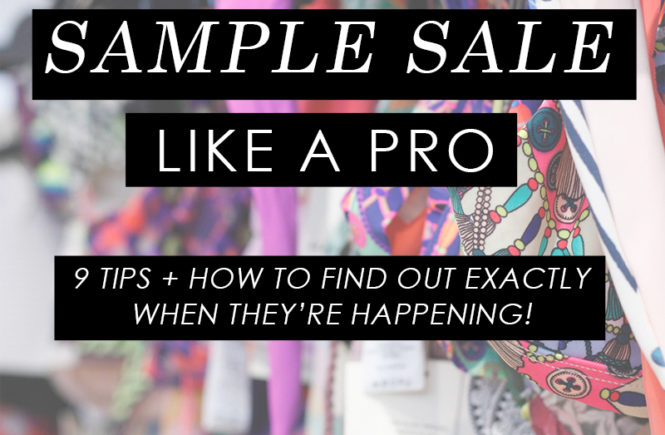 How to Shop a Sample Sale Like a Pro - Quartz & Leisure