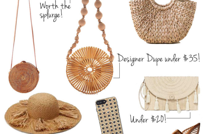 Straw Accessories, Straw Bag Dupes