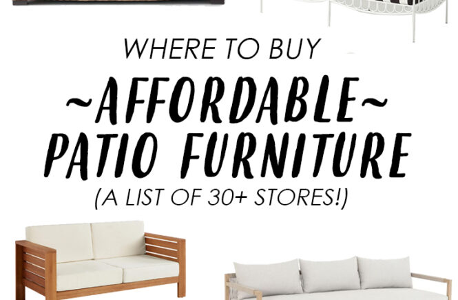 Where to Buy Cheap Patio Furniture
