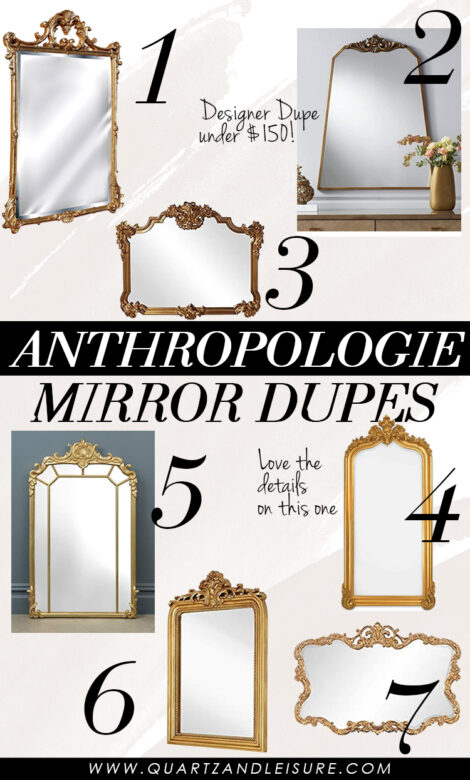 11 Affordable Anthropologie Mirror Dupes (Same Look For Less) 2023