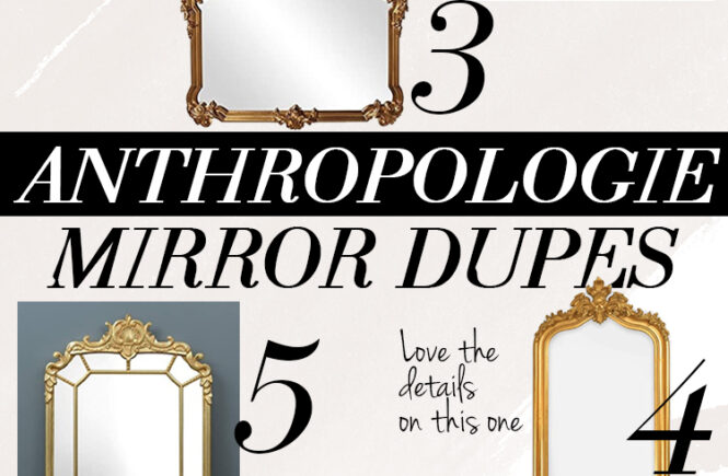 Anthropologie Mirror Dupes