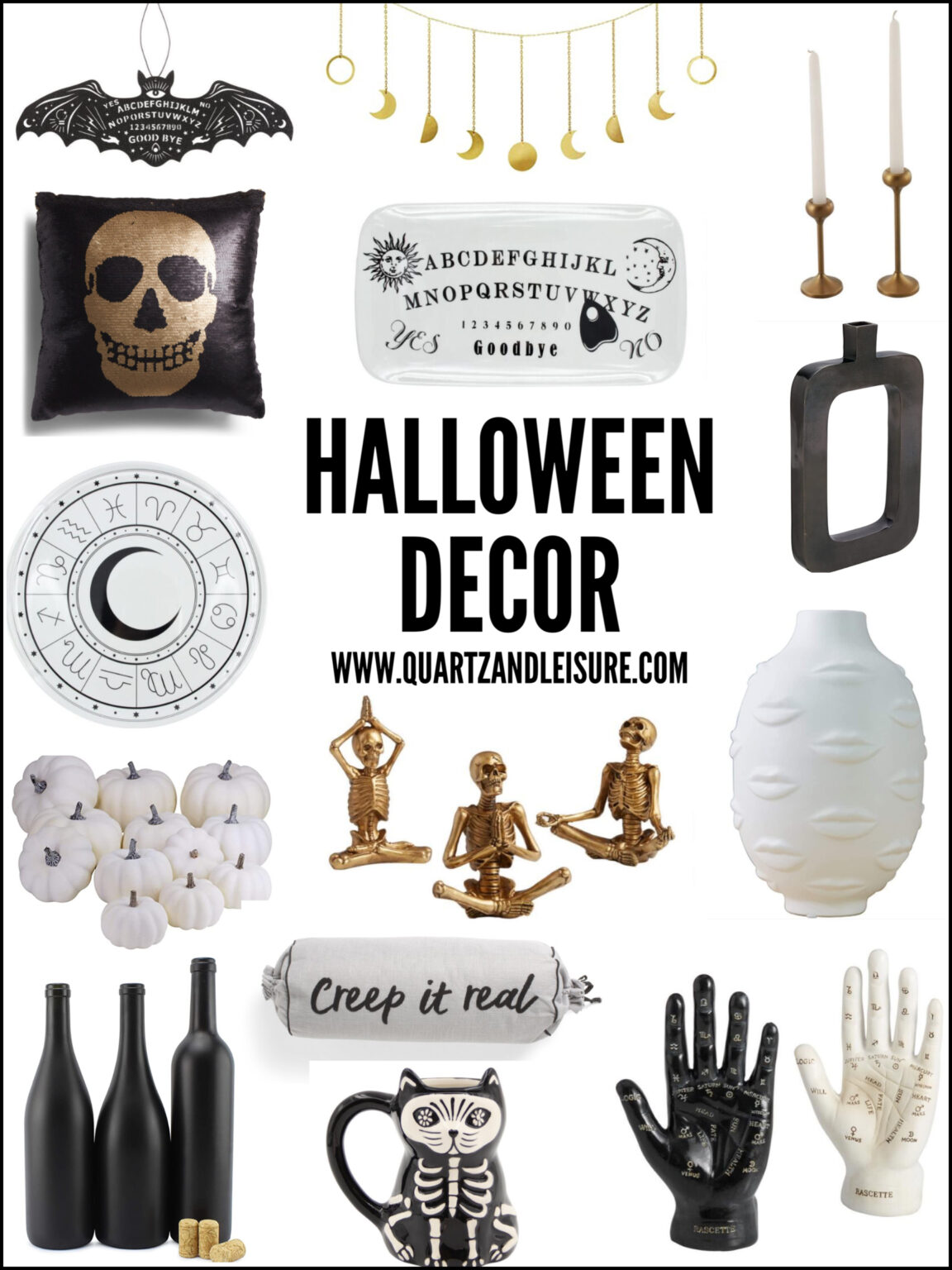 Stylish Modern Halloween Decor | A Chic Halloween