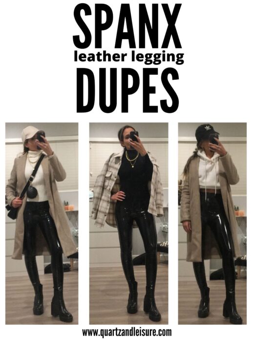 3 Ways To Style the @spanx Faux Patent Leather Leggings