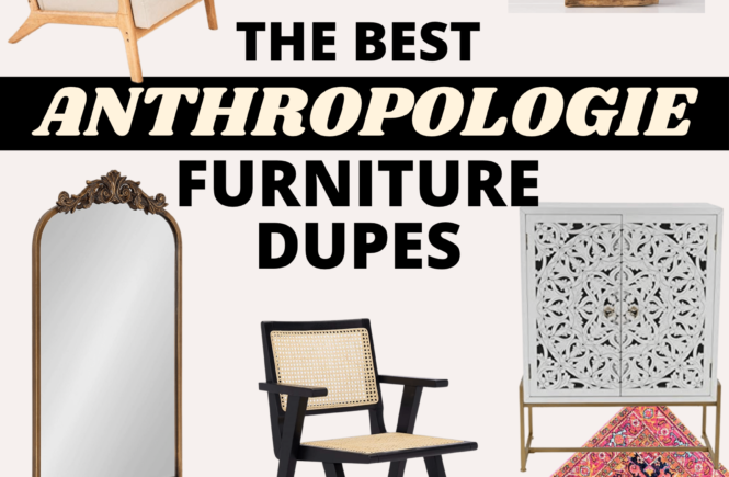 Anthropologie furniture Dupes on amazon