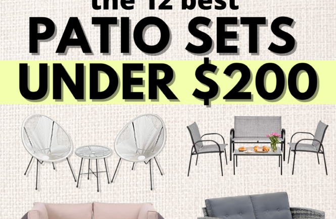 Cheap Patio Sets Under 200