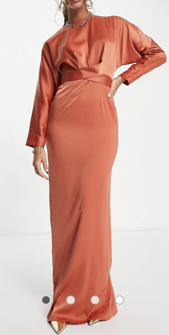 Satin Mother of the Bride Dress Under $200