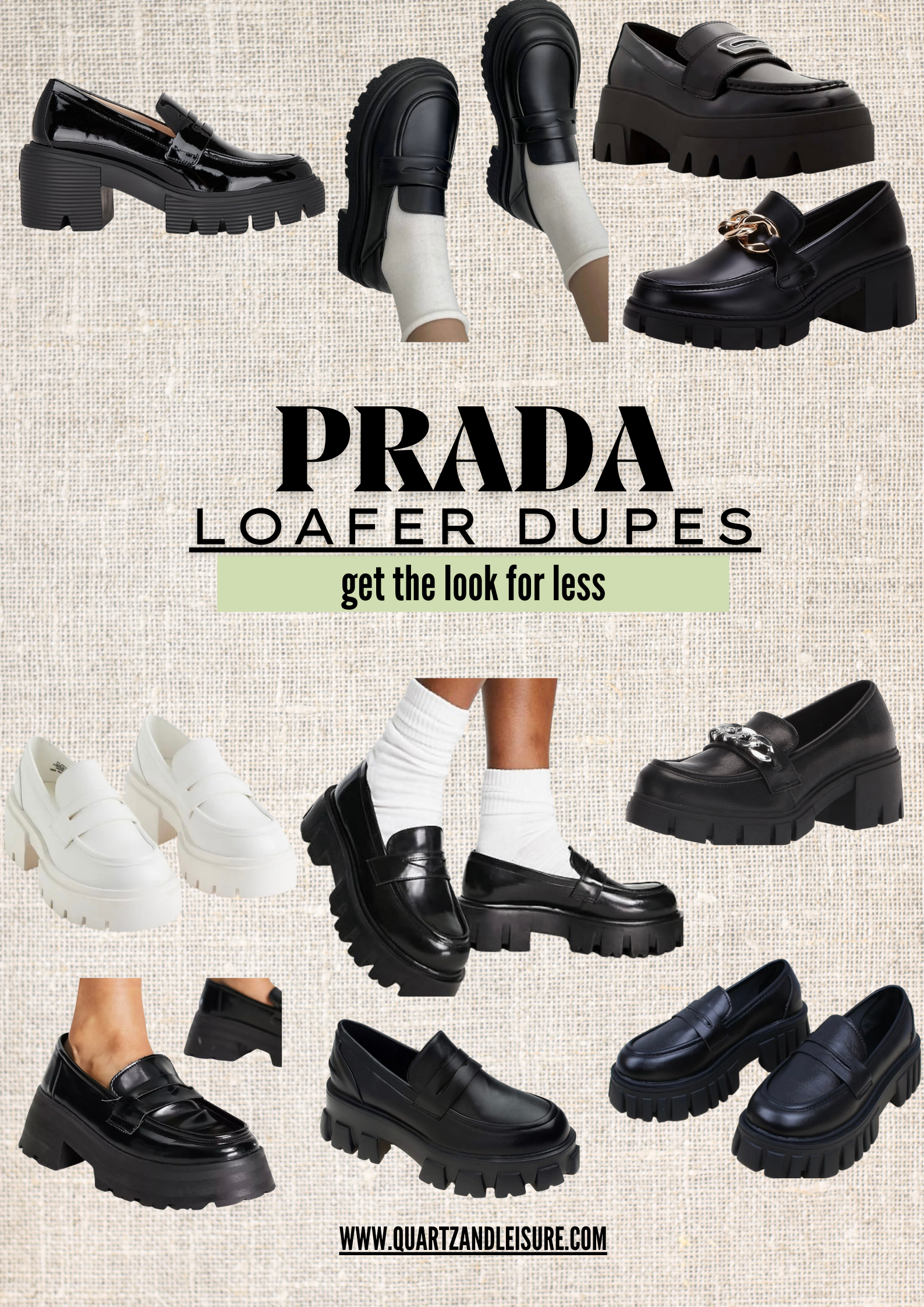 Prada Loafer Dupes Online