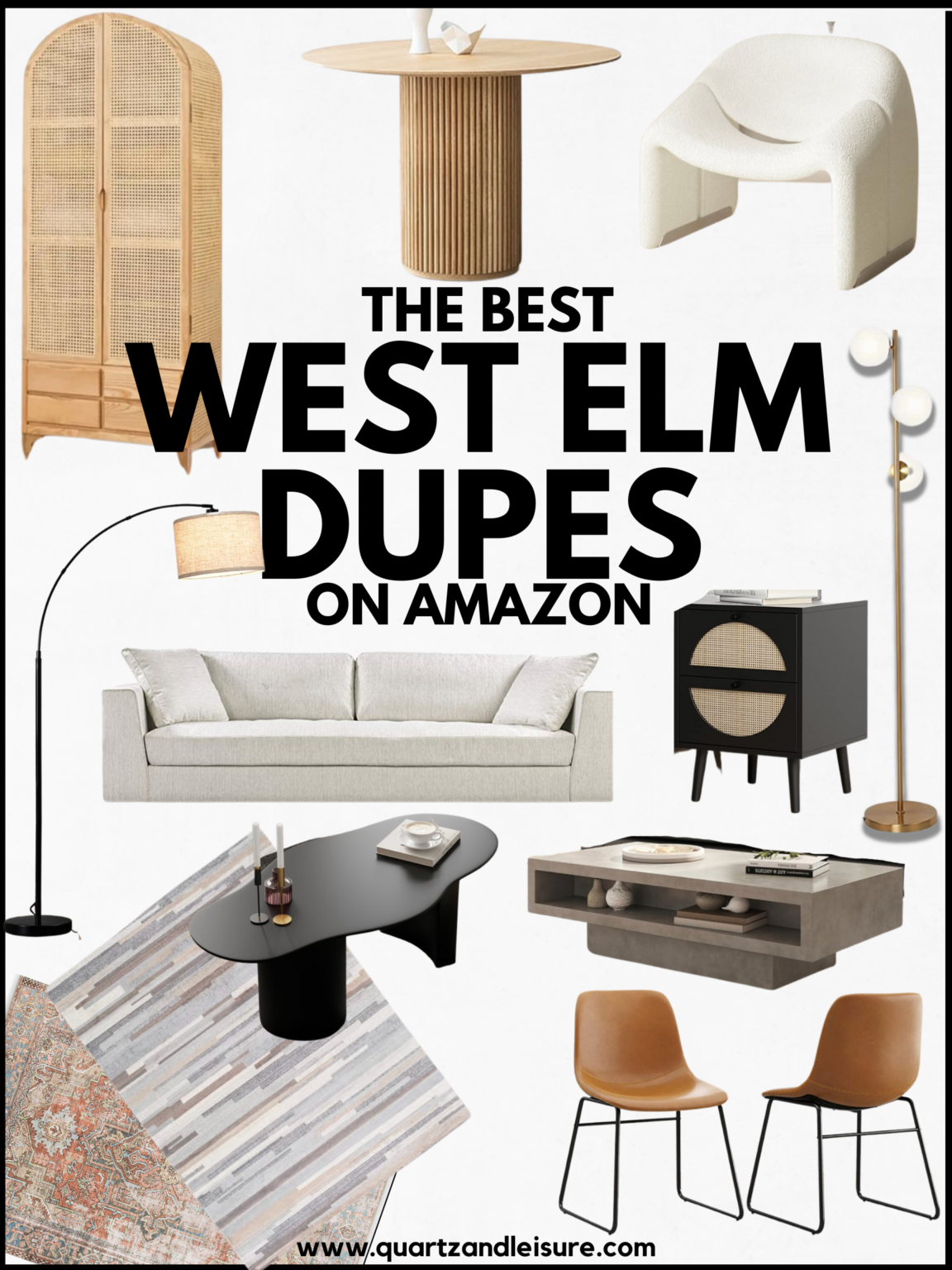 The Best West Elm Dupes in 2024 West Elm Lookalike Furniture, Coffee